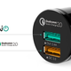Aukey Dual Port Quick Charge 2.0 Charger, $6 with code CZO24P8M